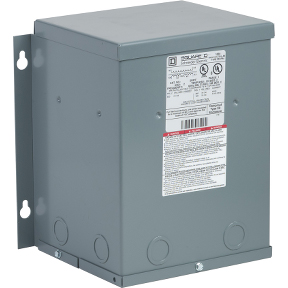 Schneider Electric Dry Transformer; Encapsulated; 2 kVA; 600V Primary; 120V/240V Secondary; Single-Phase